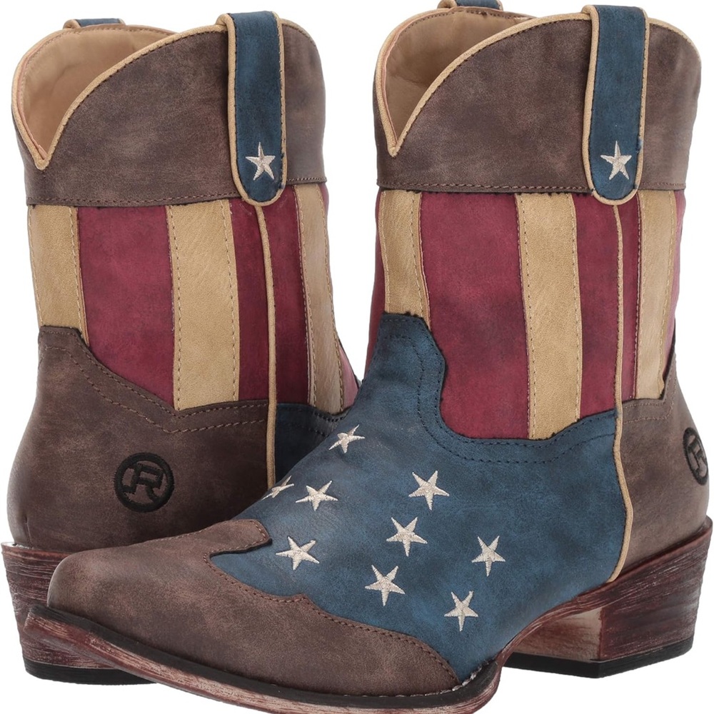 American Flag Western Cowgirl Boots - Roper Womens size 10 NWT